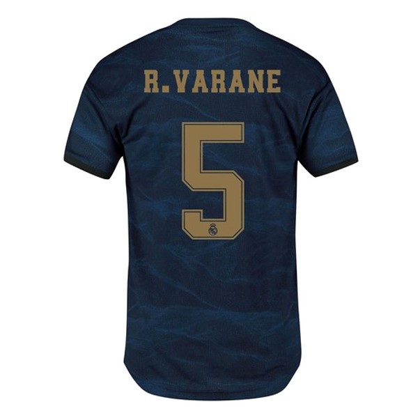 Maillot Football Real Madrid NO.5 Varane Exterieur 2019-20 Bleu